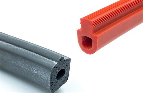 Rubber extrusion  Products such as gaskets, door seals and spliced rings can be extruded in U, solid D, hollow D and custom shapes
