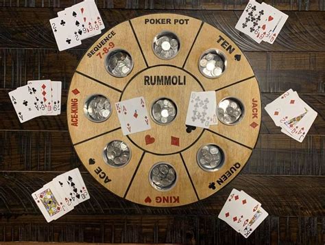 Rummoli board for sale  Rummoli (also known as Michigan Rummy) is a card game that combines Poker and Rummy for 2-8 players