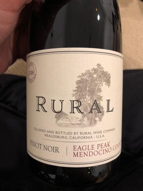 2024 Rural Wine Company Pinot Noir - CellarTracker