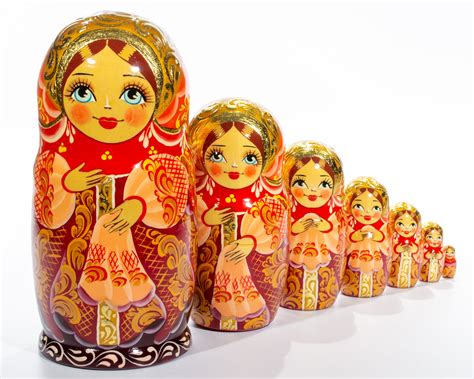 Russian stacking dolls 00