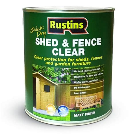 Rustins shed and fence clear screwfix  PAGE 1 OF 26