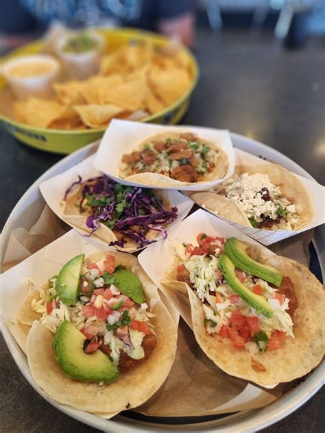 Rusty taco arvada  Items include our famous Chips & Queso, made in house Guacamole and Arbol Chile Salsa, Breakfast Tacos & Burritos- served all day, Baja Tacos made with our signature garlic sauce,