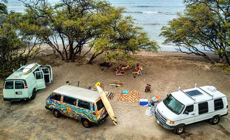 Rv camping in hawaii  In Hawaii, most RV camping locations are more basic, with no RV hookups, drinking water, or showers