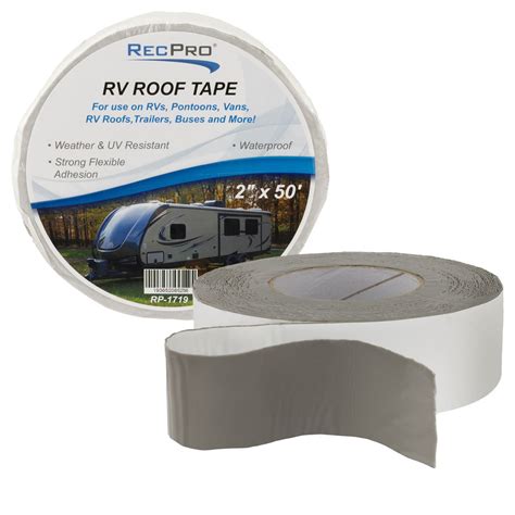 Rv roof tape lowes  The RoofSeal has a very high elongation factor, so it can expand or contract to retain its stick