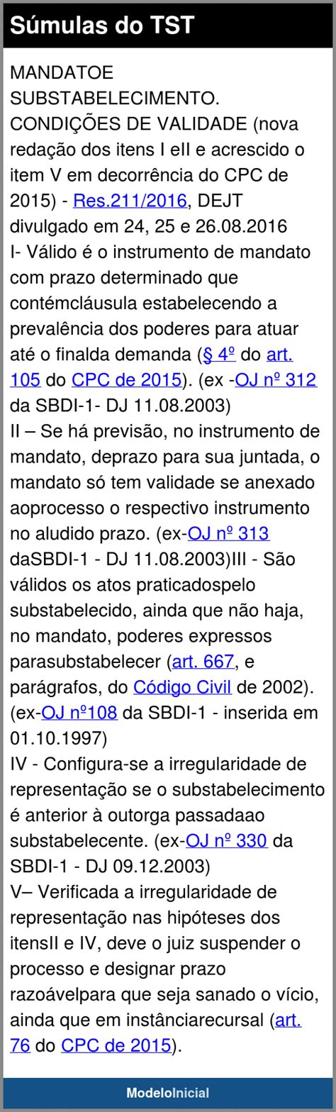 Súmula 395 tst Nessa linha, realçou: " [A] jurisprudência dessa Suprema Corte firmou-se no sentido de que é competente a Justiça do Trabalho para processar e julgar ação civil pública referente a ambiente, às condições e à organização do trabalho