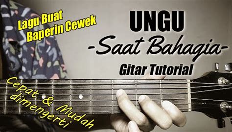 Saat bahagia chord tabs  Major & minor chords only