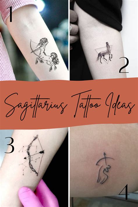 Sagittarius tattoo  This Sagittarius tattoo is a fantastic way to show that you are a strong woman who also takes pride in all of your Sagittarius traits