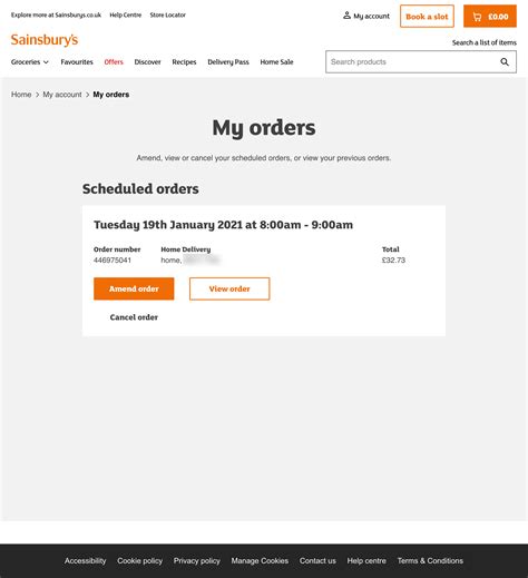 Sainsburys minimum order  4