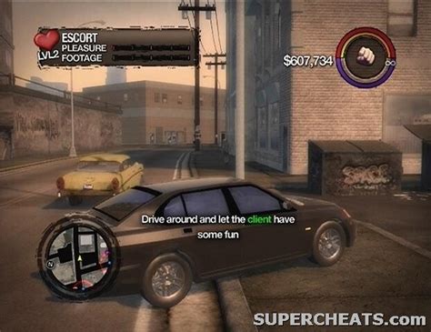 Saints row 2 escort tips  Go ahead and look into the Saints Row: