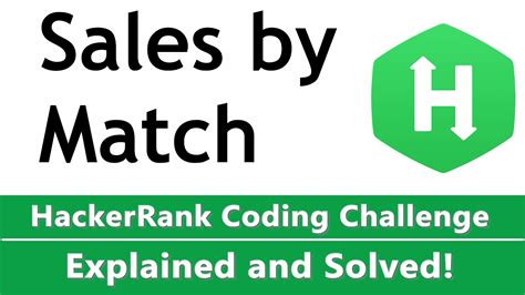 Sales by match hackerrank solution <b>litu </b>