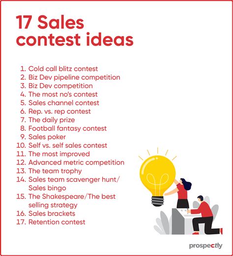 Sales contest ideas  The Largest Sale Contest