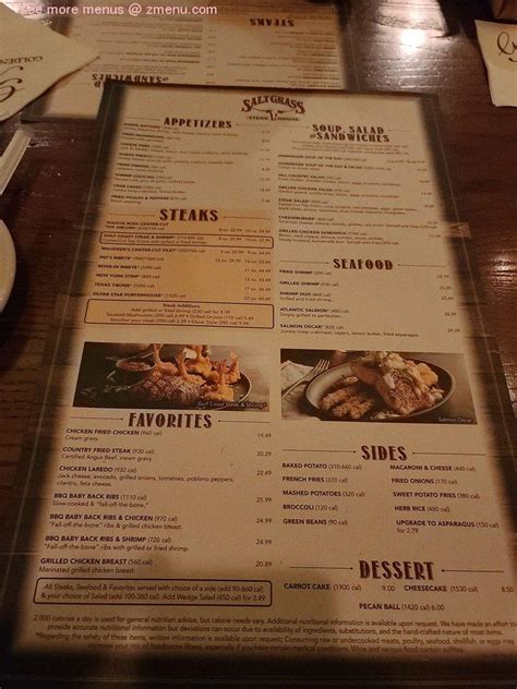 Saltgrass menu lake charles  Lake Charles