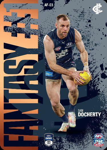 Sam docherty fantasy  Fantasy Impact: Sam Docherty was huge in the second half for Carlton on Thursday night