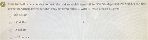 Sammie took $25 out of her checking account  It’s like a wallet, only it’s way safer since you don’t have to carry all your money around with you at once