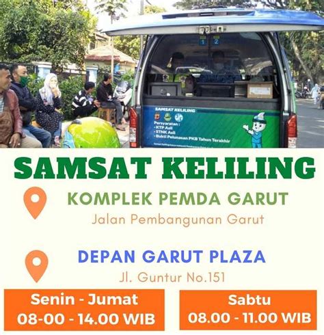 Samsat keliling hari ini garut Jadwal Samsat Wilayah Keliling Garut, Tasik, Ciamis, Banjar dan Pangandaran Hari Ini 16 Desember 2022