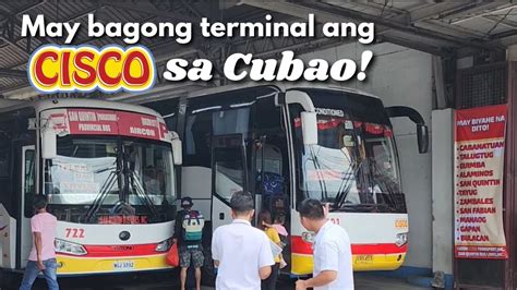 San quintin bus terminal cubao  SAN QUINTIN, Pangasinan – CUBAO Schedule 12:50 AM 12:30 PM *Schedules & Rates are subject to change without prior notice* For Inquiries please contact: 0995 846 5548; 0939 903 4813 Look for the “Cubao Ibabaw” signboard