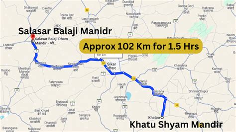 Sangrur to khatu shyam distance  Take a taxi from Khatu Shyam Temple to Jaipur