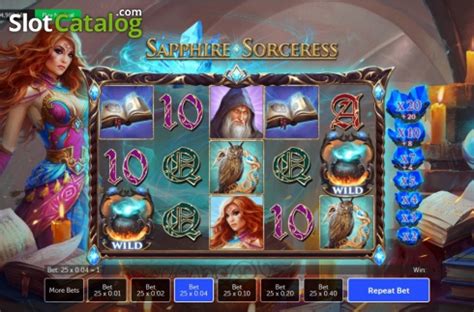 Sapphire sorceress  If you fancy a spin instead, Slots are where it’s at