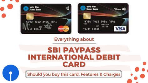 Sbi paypass debit card 00: 3