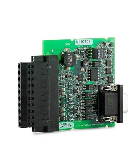 Sbrio-9265  Higher density modules conserve chassis space, which leaves room for other measurement types