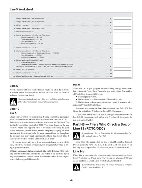 2024 Schedule 8812 Form and Instructions (Form 1040) - Income Tax …