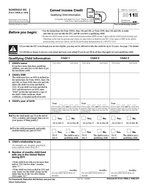 2024 Schedule EIC Form and Instructions (Form 1040) - Income Tax …