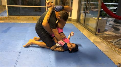 School girl headscissors  Lita-canrana = Headscissor Takedown 