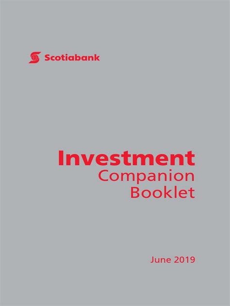 Scotiabank investment companion booklet S