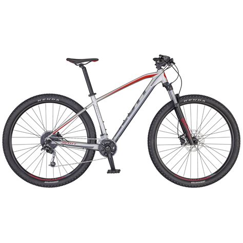 2024 Scott Aspect 930 Silver/Red Mountain Bike - Hargroves Cycles