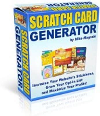 Scratch card generator  🟢Available