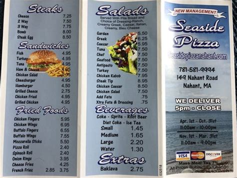Seaside pizza nahant menu  Nahant average rent price is below the average national apartment rent price which is $1750 per month