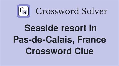 Seaside resort crossword clue  Enter the length or pattern for better results