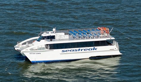 Seastreak highlands  The Quarterdeck at Seastreak; Cafe La De Da; Gift Certificates; Our Fleet; Advertising Opportunities; About Seastreak; Careers at Seastreak — Contact Us; FAQ; Sandbox At Seastreak +1 (800) BOAT‑RIDE; Facebook Twitter YouTube Pinterest East 35th St