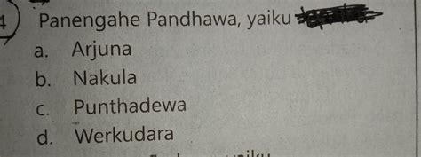 Senapatine pandhawa yaiku  crita pandhawa lan kurawa