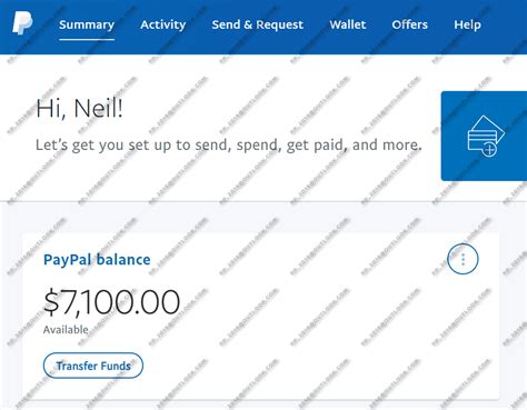 Send money from paypal to perfect money ; Standard money