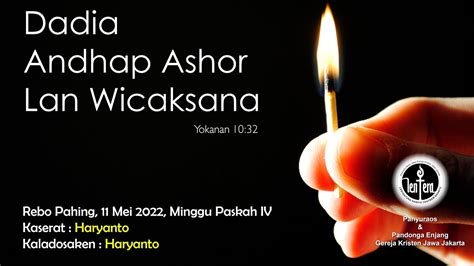 Seneng paring pituduh lan wicaksana iku watake Yektine tata tentrem iku ora bakal bisa kagayuh yen ta ora adhedhasar kerukunan, dene kerukunan iku mung bisa kecandhak yen siji lan sijine padha bisa aji-ingajenan lan mong-kinemong