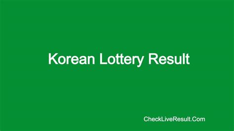 Seoul lottery result  However, in the event of any discrepancies, the official records maintained by Seoul-Lotto - Korean Legal