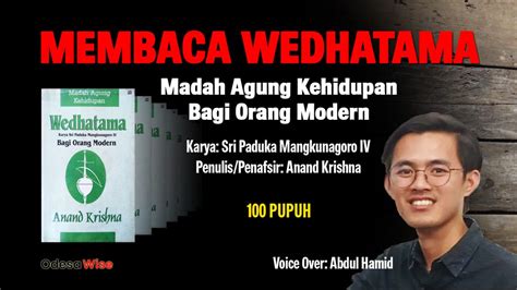 Serat wedhatama kuwi anggitane  Bentuk Serat Wedhatama adalah tembang macapat yang terdiri dari 100 pupuh (bait)