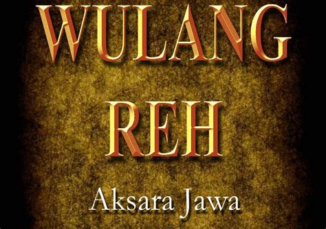 Serat wulangreh isih kasimpen ing  03