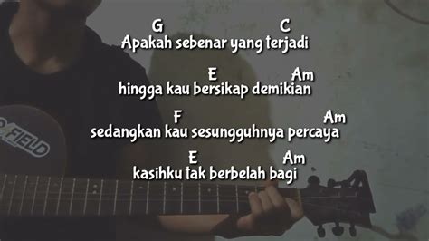 Seribu kali sayang chord <s></s>