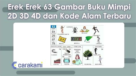 Seribu mimpi 63 Dalam Primbon Jawa dalam kitab seribu mimpi, buat anda yang Mimpi Kelabang disimpulkan jadi tanda-tanda yang kurang bagus atau sedikit kurang baik tentang rezki atau usaha Anda yang akan alami permasalahan yang cukup susah