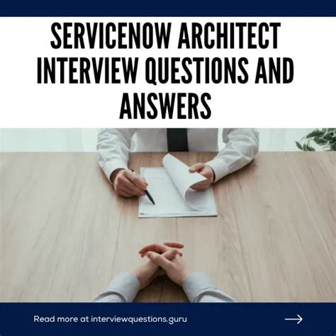 Servicenow architekt interview fragen  ServiceNow offers the following five prominent services: Security; HR Services; IT Service Delivery; Business Applications