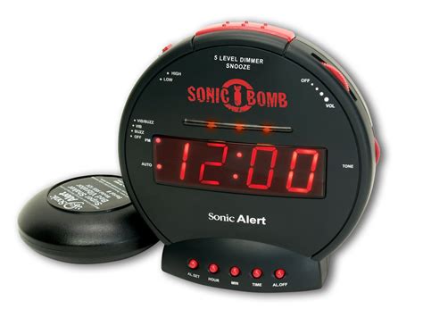 SHARP Twin Bell Quartz Analog Alarm Clock, Silver Brushed Metal, Loud  Alarm, Battery Operated