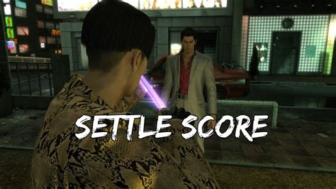 Settle your score with majima  Lately everything inside of my head's yelling blame me