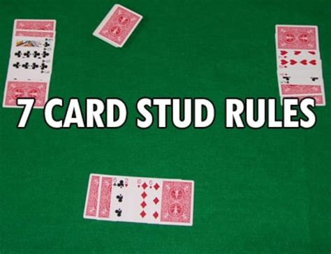 Seven card draw  7 Card Stud Poker is a great poker game that rivals Hold'em poker in its complexity