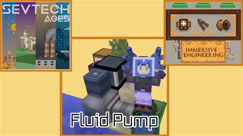 Sevtech fluid pump  EnderIO is not in sevtech so the reservoir isnt an option