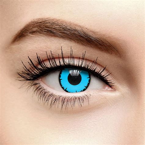 Sexemodel barbie lens Blue Shiva Colored Prescription Contact Lenses (90 Day) $21