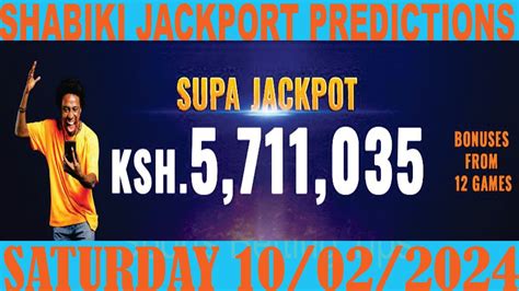 Shabiki 100k jackpot prediction  cash prize: ksh 100,000