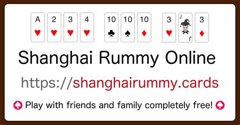 Shanghai rummy 7 rounds  Round 2: One Trio, One Straight