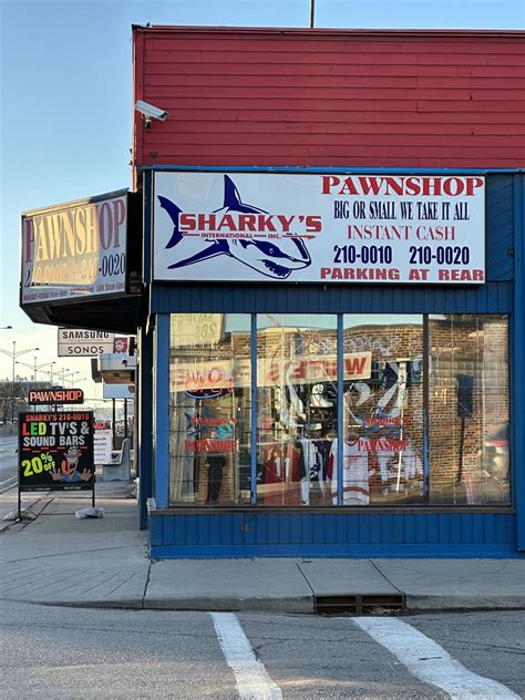 Sharkies pawn  Stop in and buy, sell and trade